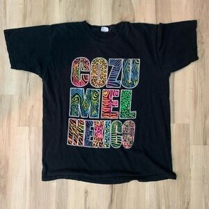 Vintage Y2K Cozumel Mexico graphic tshirt Medium